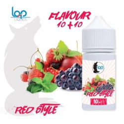 FLAVOUR 10 + 10 RED STYLE – 10 ML IN BOTTLE OF 30 ML- LOP