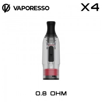 Pod di Ricambio per Eco One 0,8ohm 3ml Mesh T-Pod - 4 Pezzi - Vaporesso Pod di Ricambio per Eco One 0,8ohm 3ml Mesh T-Pod - 4 Pezzi - Vaporesso