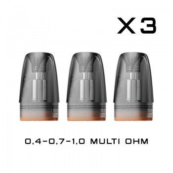 ARGUS Multi-Ohm Pod Ricambio 3,5ml VOOPOO 3 Pezzi ARGUS Multi-Ohm Pod Ricambio 3,5ml VOOPOO 3 Pezzi