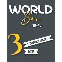 3 STRAWBERRY ICE World Bar Aroma10+10
