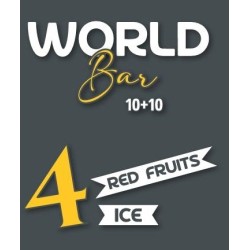 4 RED FRUITS ICE World Bar Aroma10+10