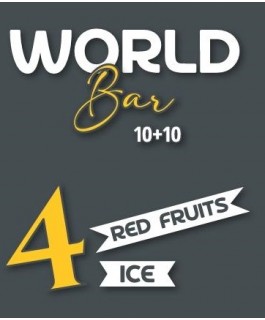 4 World Bar Aroma Red fruits ice 10+10 