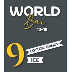 9 COTTON CANDY ICE World Bar Aroma10+10