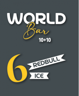 6 World Bar Aroma Redbull ice 10+10