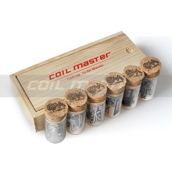 COIL MASTER SCATOLA LEGNO CON 60 MIX TWISTED COIL (conf 6pz)