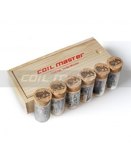 COIL MASTER SCATOLA LEGNO CON 60 FLAT TWISTED COIL (conf 6pz) 