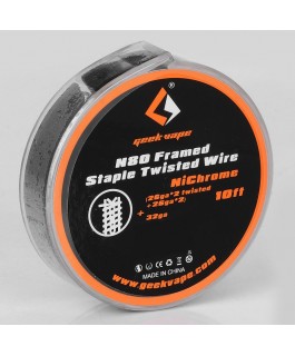 GeekVape NI80 Framed Staple Twisted Wire ( 26GAx2 Twisted+26GAx2)+32GA 3M